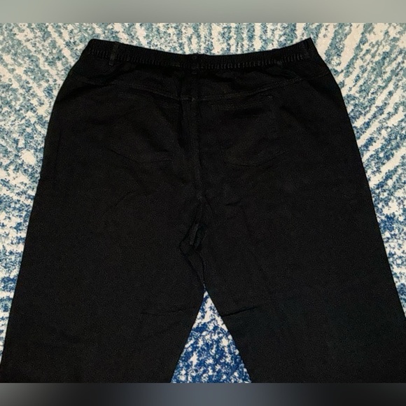 Woman Within Classic Fit  Black Denim Pants (NWOT) - Picture 6 of 8